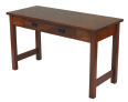 Mission Open Leg Table with Drawer